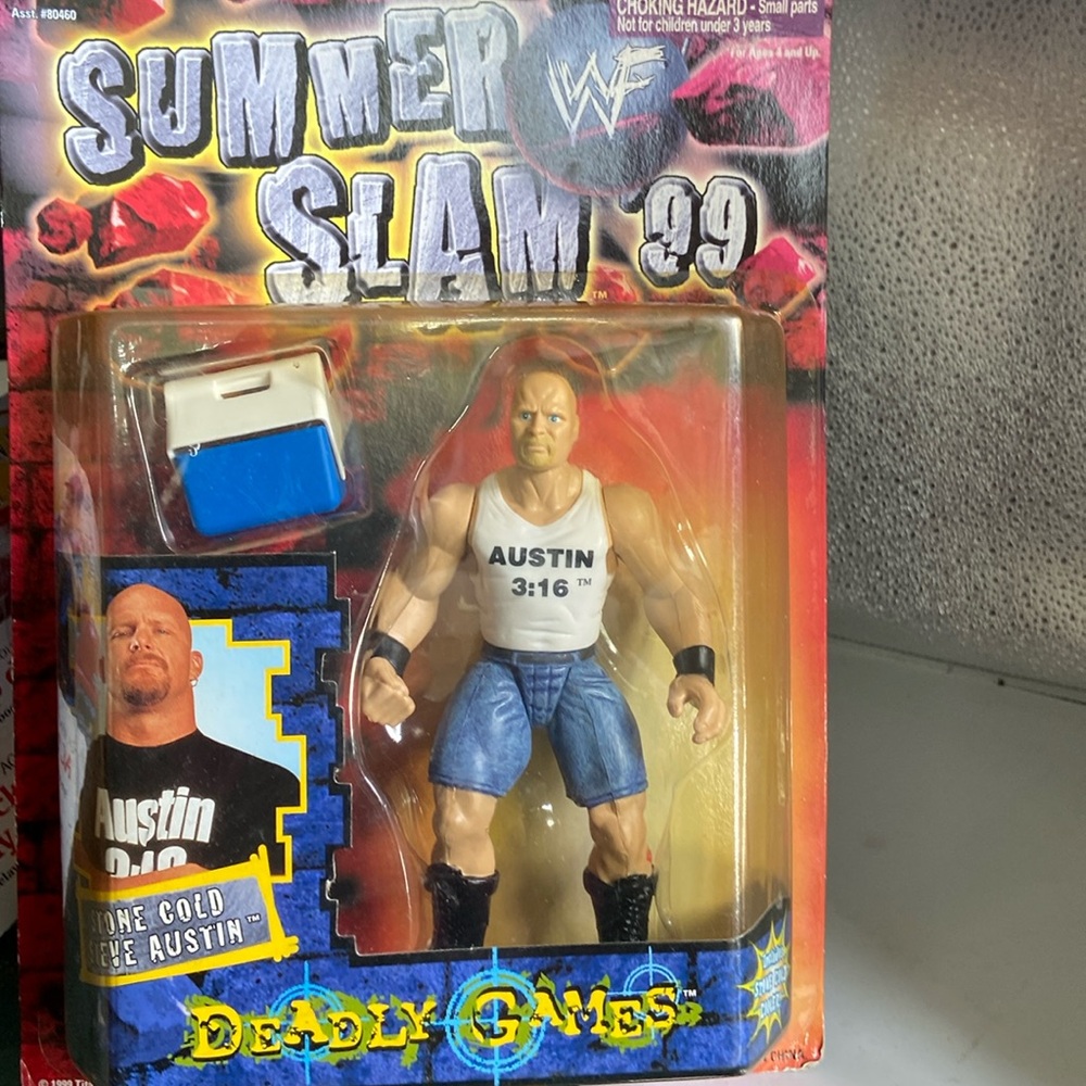 Stone Cold WF 1999 unopened pack Steve Austin 3:16 item 80466 6” figure
